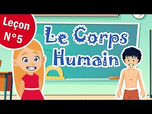 Apprendre les parties du corps humain en français (Leçon 5) - Learn human body parts in french (FHD)