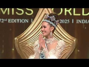 Miss World 2025 OPAL SUCHATA CHUANGSRI from Thailand Crowned in EPIC Ceremony!