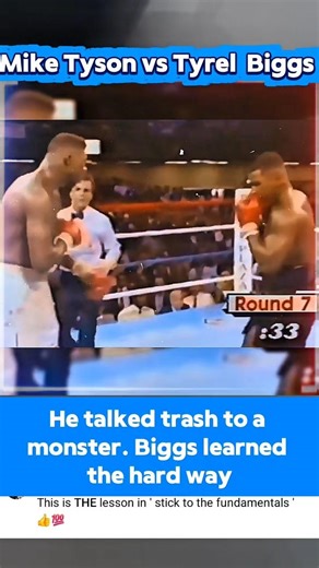 Mike Tyson Brutal Knockout TyrellBiggs⚡#fypシ゚viral #shorts #new #boxing #legend #knockout #miketyson