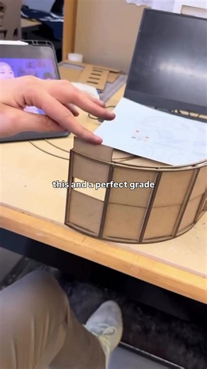Architecture student perfect grade #architecture #architecturestudent #architecturemodel #modelmaking #architect