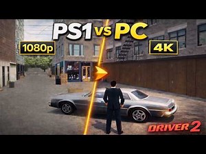 Driver 2 (2000) Intro + First Gameplay in 4K | PS1 Remastered Experience