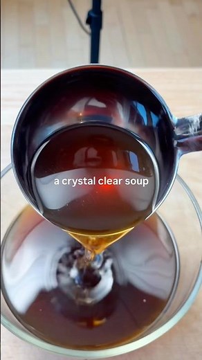 How to Make Consommé 🥩🥕🧅🥔 #shorts #beef #consomme #recipe