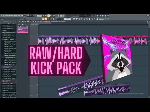 FREE⚡️Raw/Hardstyle Kicks Vol.2 !! Gated/Lazer/Zaag/Reverse + MANY KICK VARIATIONS 🔥🔥