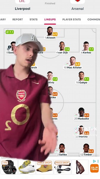 Arsenal vs Liverpool Match Highlights and Analysis