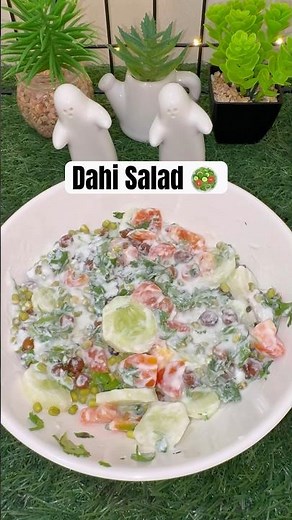 Simple Curd Salad Recipe 🥗 | High Protein Sprouts Salad #shorts #salad