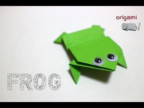 วิธีพับกระดาษ ง่ายๆ - พับ "กบกระโดด" เข้าใจง่าย | Easy but cool Origami tutorial - "JUMPING FROG"
