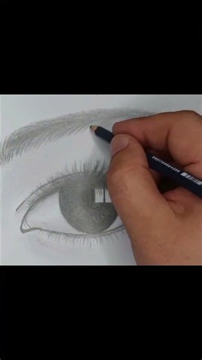 Realistic Eye Drawing With Pencil✏️