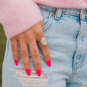 Personalized Initial Locket Ring – Custom Monogram Jewelry With Hidden Photo Space, Adjustable Statement Ring for Women, Gift for Her - Etsy