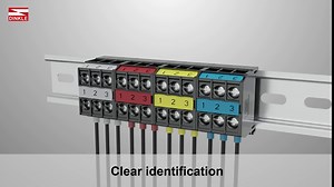 Dinkle Screw Terminal Strips Set 600V 30A * 10 Positions Screw Terminal Strip, 2*Cover, 3 * Making Block 1 *Pre-Insulated Barrier Strips,1 *Rail, 2 *End Bracket 26-10 AWG