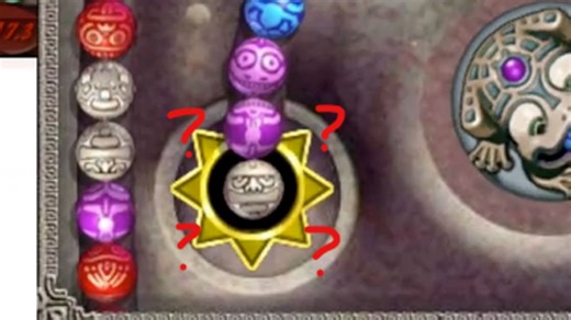 【祖玛/Zuma】 有趣的时刻, 具有许多亮点的关卡