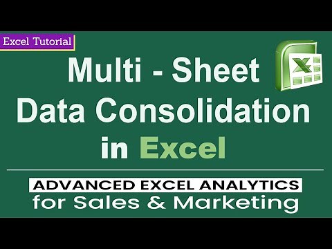 Multi-Sheet Data Consolidation in Excel | Excel Tutorial