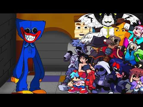 🎤 PLAYTIME But Every Turn A Different Character Is Used 🎤 (FNF Playtime but Everyone Sings It)