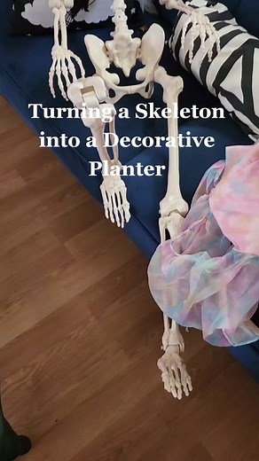 DIY Spooky Season Plant Decoration Project