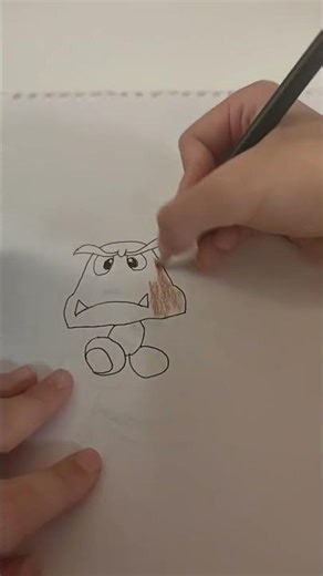 Drawing Goomba