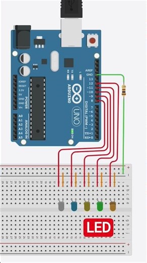 LED light with Arduino | Mega Science