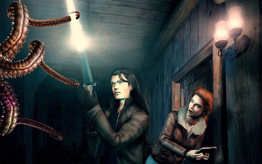 20年前画面惊艳的经典类生化克苏鲁游戏《鬼屋魔影4：新的噩梦》全中文流程解说 第四期