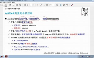 MATLAB教学视频：MATLAB基础知识及矩阵的创建和操作（预览版）