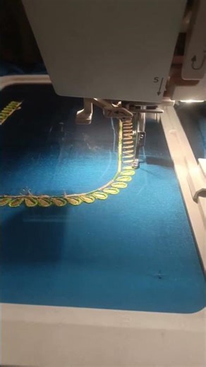 Simple & Beautiful Blouse Neck Design | Machine Embroidery Work