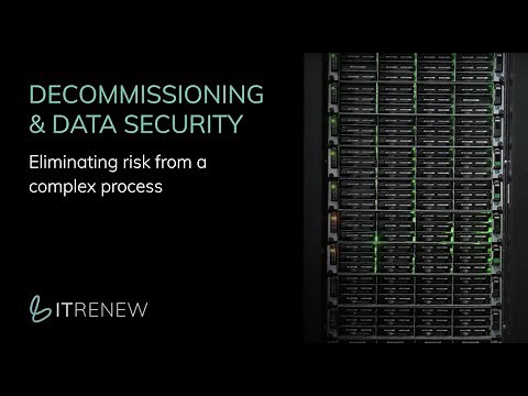 Data Center Decommissioning and Data Security Best Practices