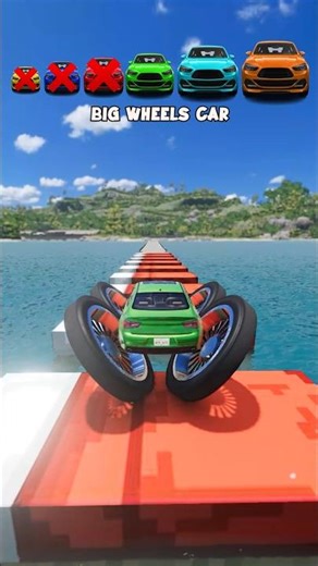 Minecraft Bed vs Big &Small Cars