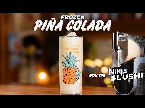 How to make a Piña Colada Slushie in the Ninja SLUSHi Machine