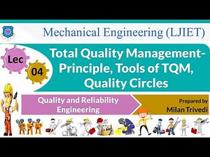 L 4 Total Quality Management-Principle, Tools I Quality and Reliability Engineering I Mechanical