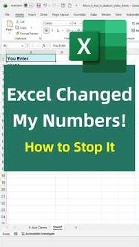 Why Excel Changes Your Numbers—and How to Stop It