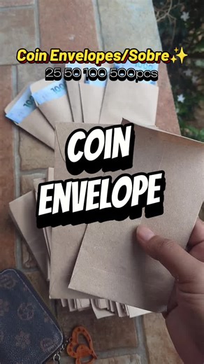Sobre envelope per bundle available in different sizes coin envelope coin envelope 500pcs coin envelope 100pcs #cashenvelopes #budgettips #savingchallenge #budgetingtips #moneyorganizer