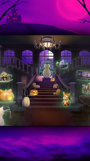 Pokémon on Instagram: "Welcome to Snorlax’s Halloween Haunted House party! Kick off the spooky season in style with new creep-tacular Pokéween additions from Pokémon Center! 🎃 Transforming your haunted house into a haunted home is easy with new Haunted Pokémon Villages, eerie tea light holders, cute costumed Poké Plush, classic pulp horror inspired Cinema Scares, and more! 👻 Join us at the link in bio for all things Pokéween."