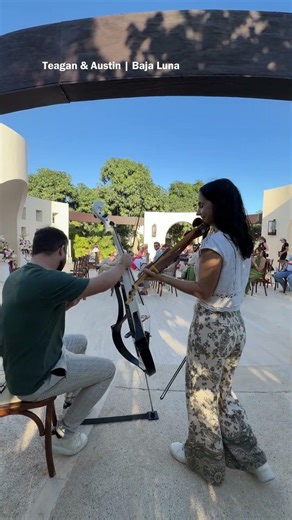 Modern and minimalist wedding at Baja Luna 🤍 | CaboStrings Uncut