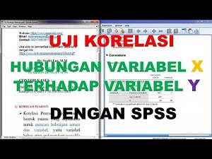Cara Analisis Pearson Correlation dengan SPSS Mudah dan Lengkap