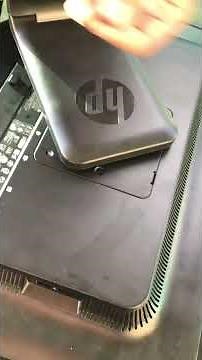 Como colocar a base do Monitor Compaq HP LA2006x