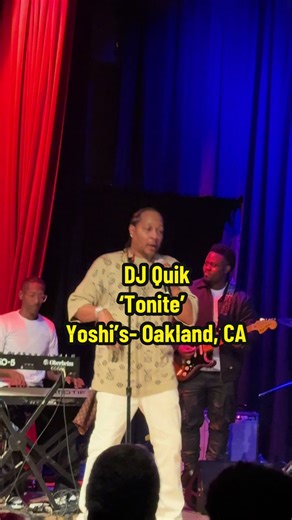 DJ Quik 'Tonite' Live at Yoshi's Oakland