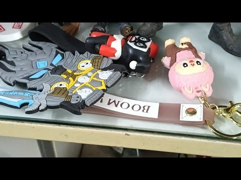 Keychain collection showcasing