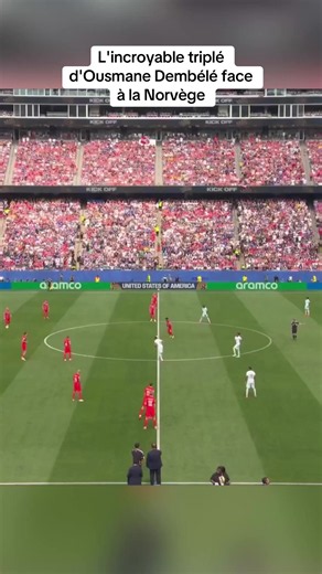 L'incroyable triplé d'Ousmane Dembélé contre la Norvège