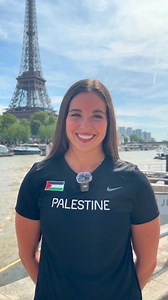 Palestinian American swimmer Valerie Tarazi shares the misconceptions she feels people have regarding Palestinians. Tarazi was a flag bearer for the Palestinian team at the 2024 Paris Olympics opening ceremony. | AP
