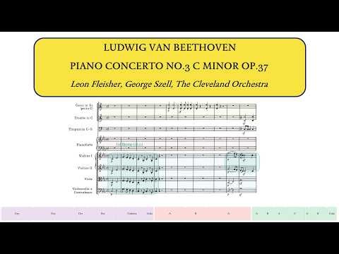 Beethoven, Piano Concerto No.3, Op.37 (Leon Fleisher, George Szell, Cleveland Orchestra)