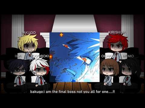 CLASS 1-A React To The final Arc || mha || 3/? || gacha club || #gachareacts #anime