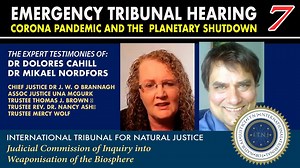 Corona Emergency ITNJ Hearing #7: Prof. Dolores Cahill & longtime NewEarth University Fellow, Dr. Mikael Nordfors, MD gave testimony to the ITNJ Commission of Inquiry on 9 June, 2020 | New Earth Project