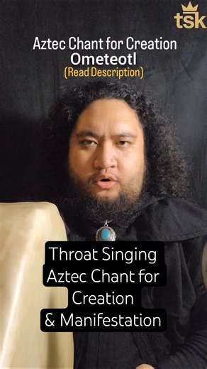 Throat Singing RARE Aztec Chant for Creation & Manifestation #spiritualawakening #meditation