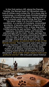 60K views · 474 reactions | A 2000-year-old tile tells a story; what could our modern objects reveal one day? #history #archaeology | Ancient Revealed | Facebook