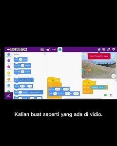 tutorial membuat game di pictoblox, tugas coding woilah