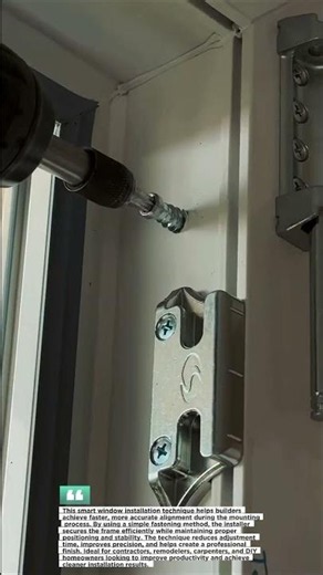 Window Installation Trick Saves Time Daily #DIY #Construction #HomeImprovement