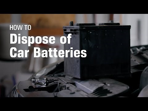 How to Dispose of Car Batteries