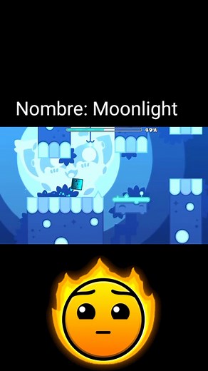 Disfruta del Nivel Moonlight en Geometry Dash