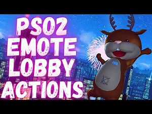 PSO2 649 [Admire] Emote Lobby Action