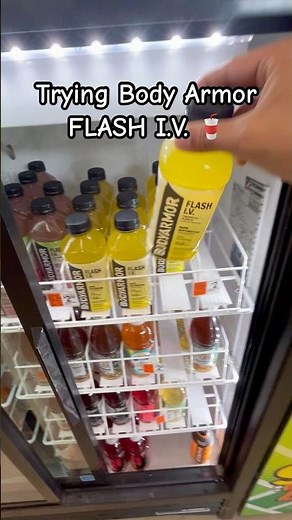 Trying Body Armor FLASH I.V. 🥤