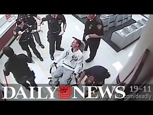 Ohio man yells 'I can't breathe' after being pepper-sprayed by police while in restraining chair