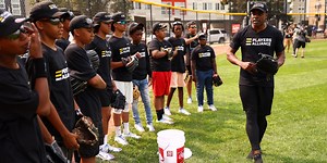 Players Alliance connects with kids at clinic