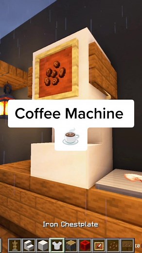 How to Make a Realistic Coffee Machine in Minecraft